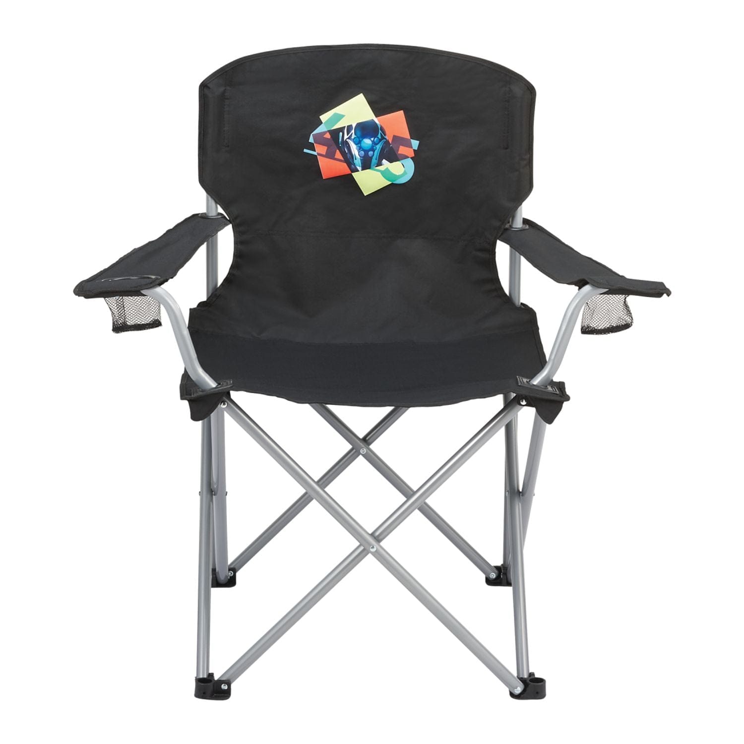 Threadfellows Curated Collection Accessories One Size / Black Oversized Folding Chair (500lb Capacity)