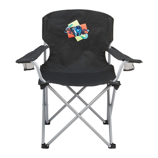 Threadfellows Curated Collection Accessories One Size / Black Oversized Folding Chair (500lb Capacity)