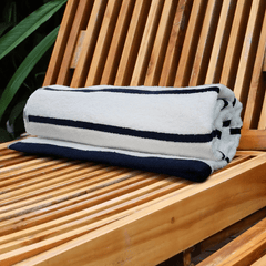 Threadfellows Curated Collection Accessories One Size / Navy Blue Luxury Pool Towel