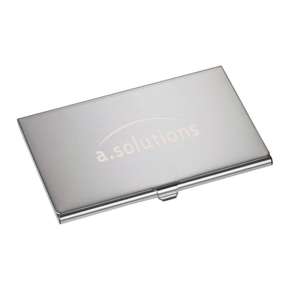 Threadfellows Curated Collection Accessories One Size / Silver Traverse Business Card Holder