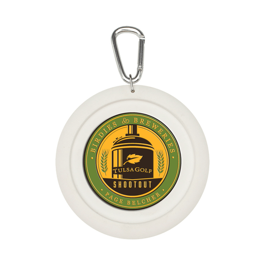 Threadfellows Curated Collection Accessories One Size / White PVC Golf Putt Target Bag Tag