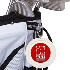 Threadfellows Curated Collection Accessories One Size / White PVC Golf Putt Target Bag Tag