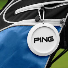 Threadfellows Curated Collection Accessories One Size / White PVC Golf Putt Target Bag Tag