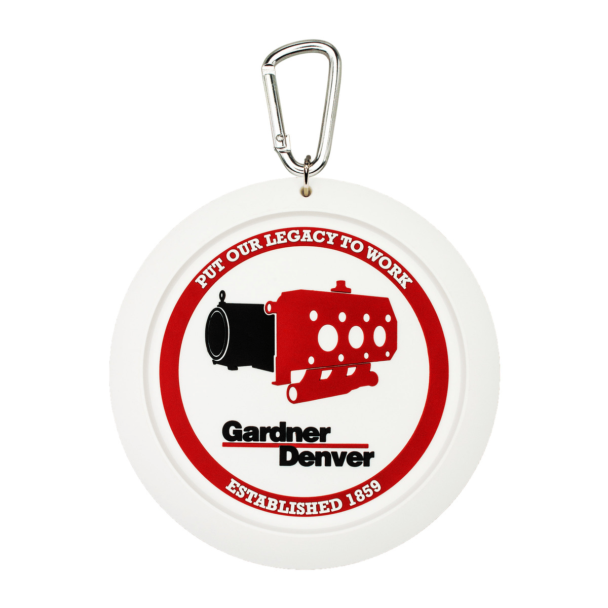 Threadfellows Curated Collection Accessories One Size / White PVC Golf Putt Target Bag Tag