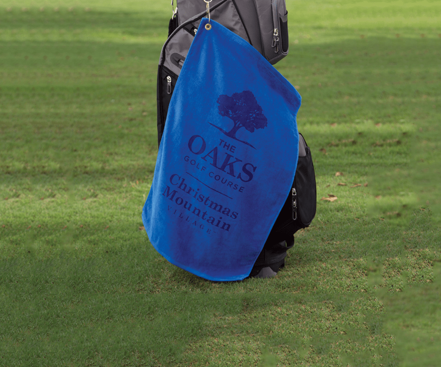 Threadfellows Curated Collection Accessories Platinum Collection Golf Towel w/ Corner Grommet