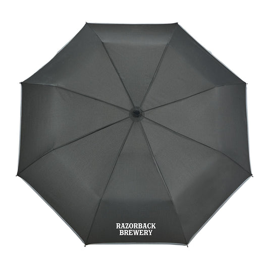 Threadfellows Curated Collection Accessories RPET Umbrella w/ Reflective Trim 48"