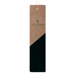 Threadfellows Curated Collection Accessories Two-Tone Midweight Golf Towel