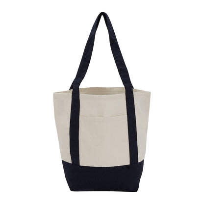 Threadfellows Curated Collection Bags Black Mini Recycled 8oz Cotton Canvas Tote