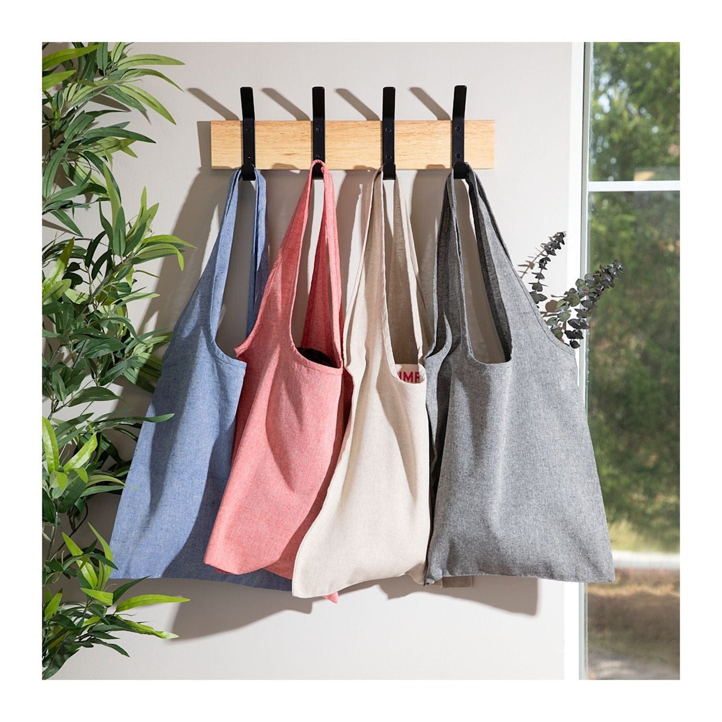 Threadfellows Curated Collection Bags Bungalow 5oz Recycled Cotton Twill Shopper Tote