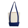 Threadfellows Curated Collection Bags Navy Mini Recycled 8oz Cotton Canvas Tote