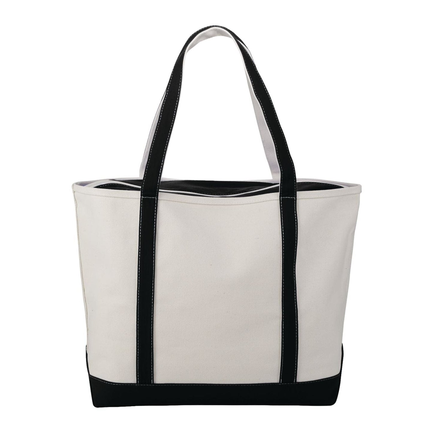 Threadfellows Curated Collection Bags One Size / Black Baltic 24oz Cotton Canvas Tall Zippered Boat Tote