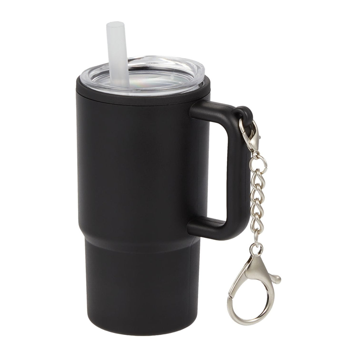 Threadfellows Curated Collection Bags One Size / Black Mini 4oz Keychain Straw Tumbler