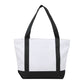 Threadfellows Curated Collection Bags One Size / Black Oversized Recycled Canvas Tote Bag