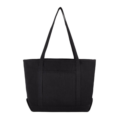 Threadfellows Curated Collection Bags One Size / Black Repose 10oz Recycled Cotton Boat Tote
