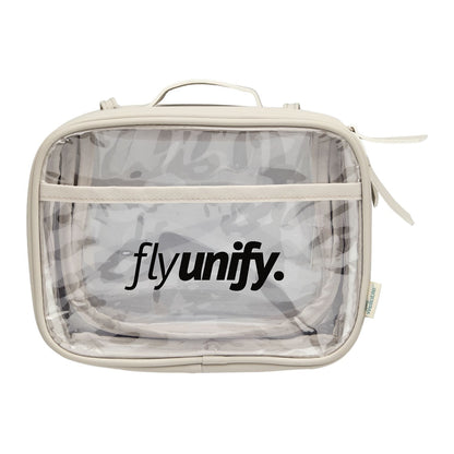 Threadfellows Curated Collection Bags One Size / Grey Wellable - Clear Travel Case