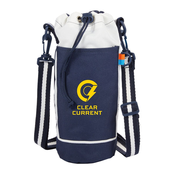 Threadfellows Curated Collection Bags One Size / Navy Retro Sport Recycled Bottle Sling