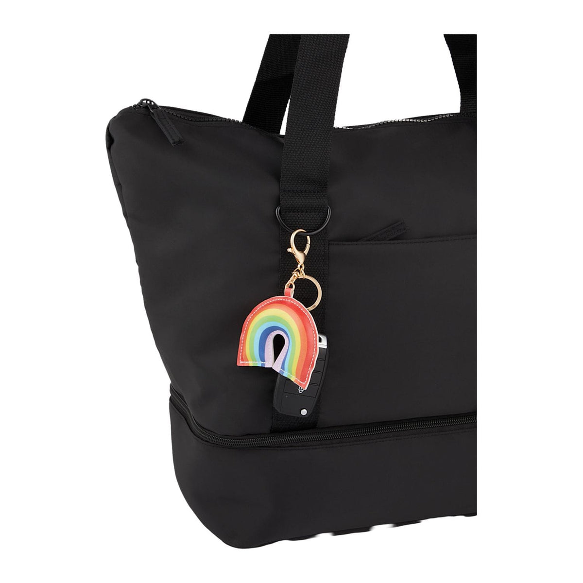 Threadfellows Curated Collection Bags One Size / Rainbow Rainbow Leather Keychain