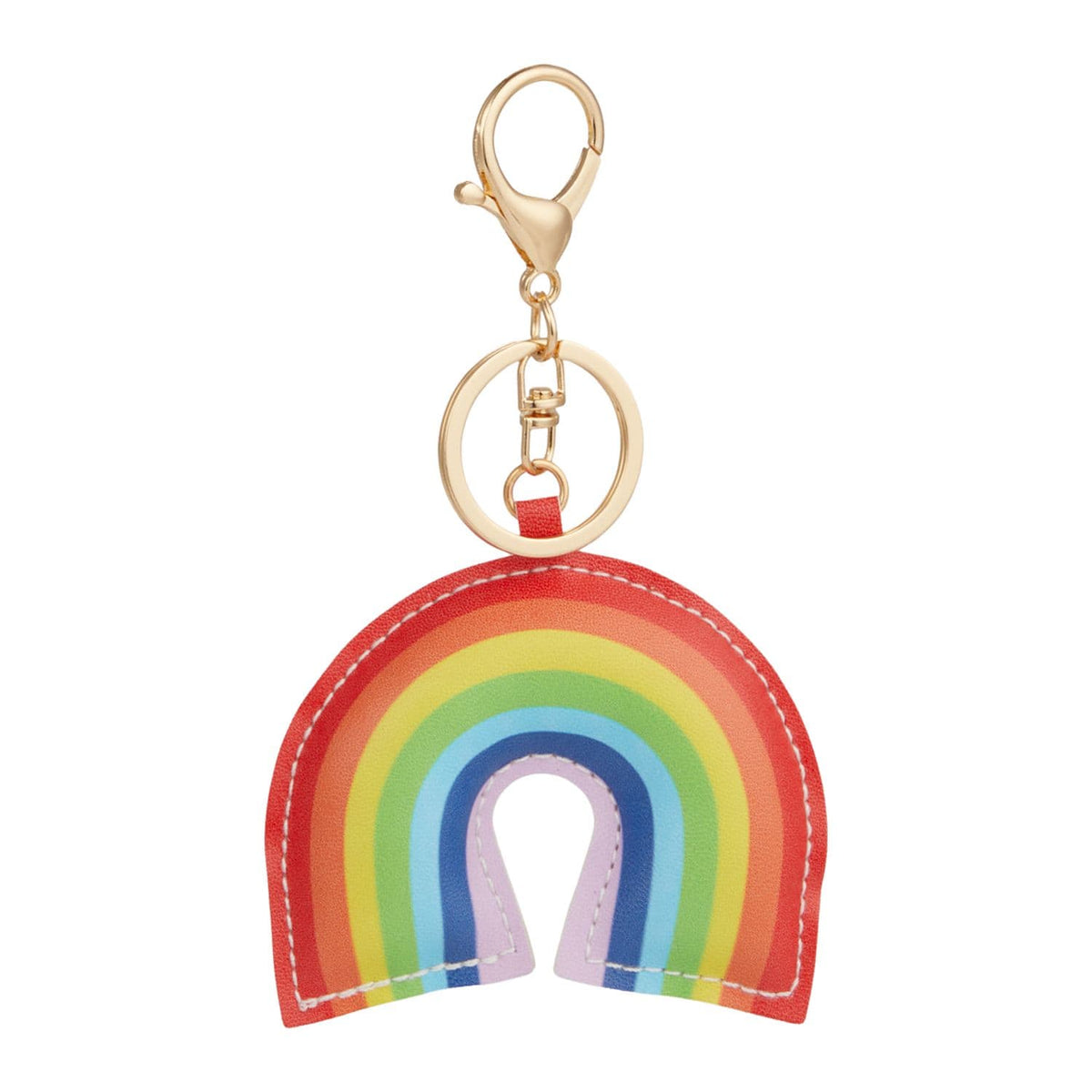 Threadfellows Curated Collection Bags One Size / Rainbow Rainbow Leather Keychain