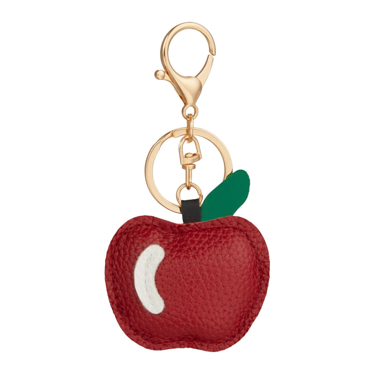 Threadfellows Curated Collection Bags One Size / Red Apple Leather Keychain