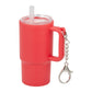 Threadfellows Curated Collection Bags One Size / Red Mini 4oz Keychain Straw Tumbler