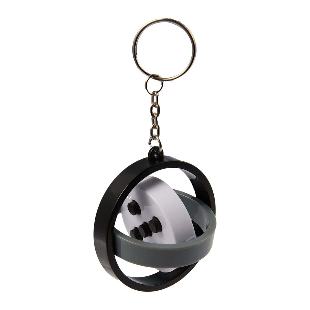 Threadfellows Curated Collection Bags One Size / White/Grey/Black Gyroscope Fidget Bag Charm