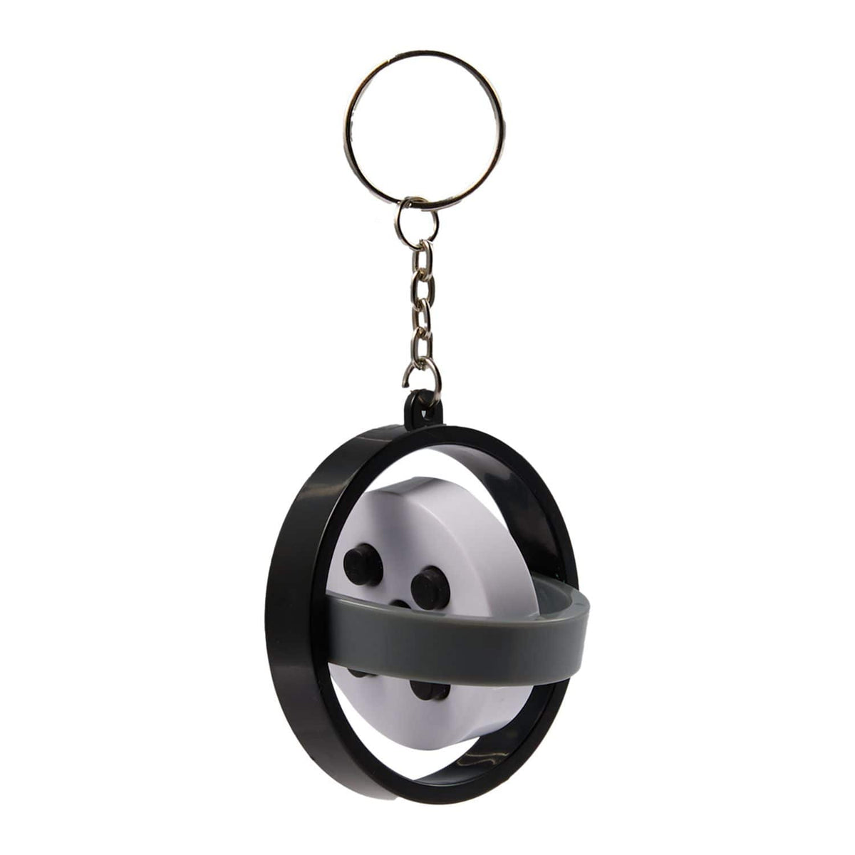Threadfellows Curated Collection Bags One Size / White/Grey/Black Gyroscope Fidget Bag Charm