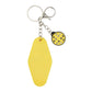 Threadfellows Curated Collection Bags One Size / Yellow Retro Pickleball Motel Keychain