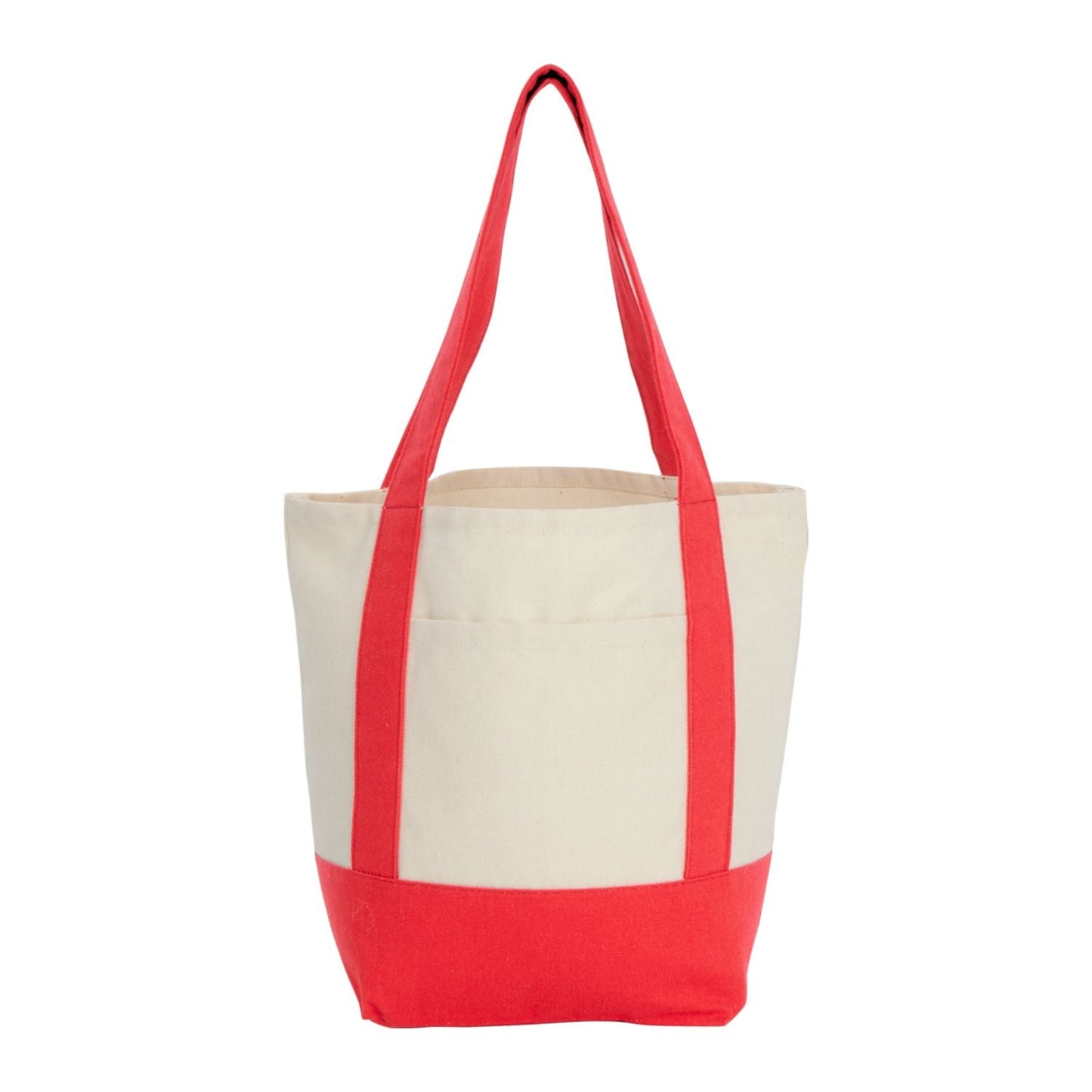 Threadfellows Curated Collection Bags Red Mini Recycled 8oz Cotton Canvas Tote