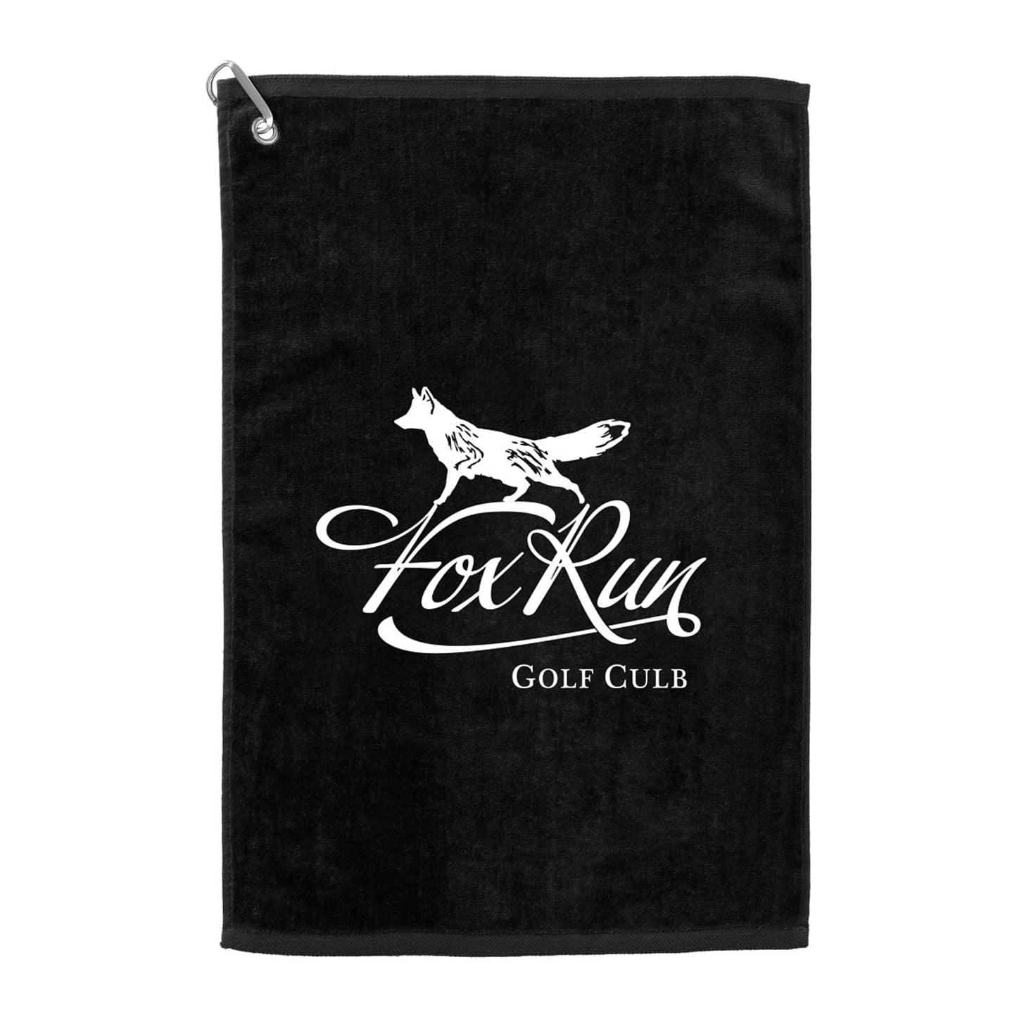 Threadfellows Curated Collection Blankets & Towels One Size / Black Terry Golf Towel 16" x 25"
