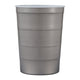 Threadfellows Curated Collection Drinkware 16oz / Grey Recyclable Steel Chill-Cups™ 16oz