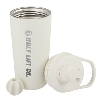 Threadfellows Curated Collection Drinkware 20oz / Cream Wellable - 20 oz Vacuum Insulated Shaker Bottle