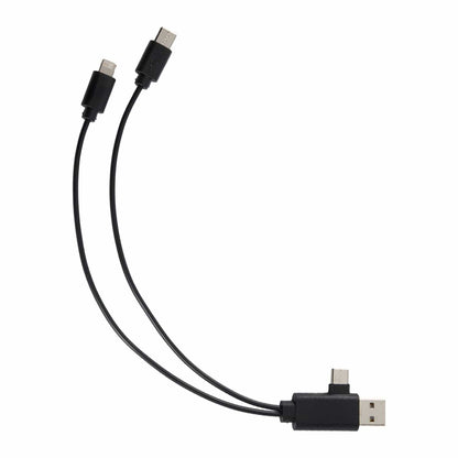 Threadfellows Curated Collection Electronics One Size / Black 5-in-1 Recycled Charging Cable