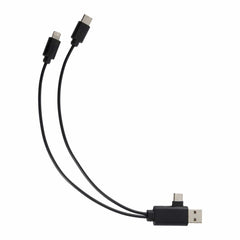 Threadfellows Curated Collection Electronics One Size / Black 5-in-1 Recycled Charging Cable