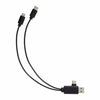 Threadfellows Curated Collection Electronics One Size / Black 5-in-1 Recycled Charging Cable