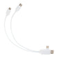 Threadfellows Curated Collection Electronics One Size / White 5-in-1 Recycled Charging Cable