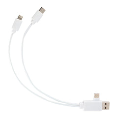 Threadfellows Curated Collection Electronics One Size / White 5-in-1 Recycled Charging Cable