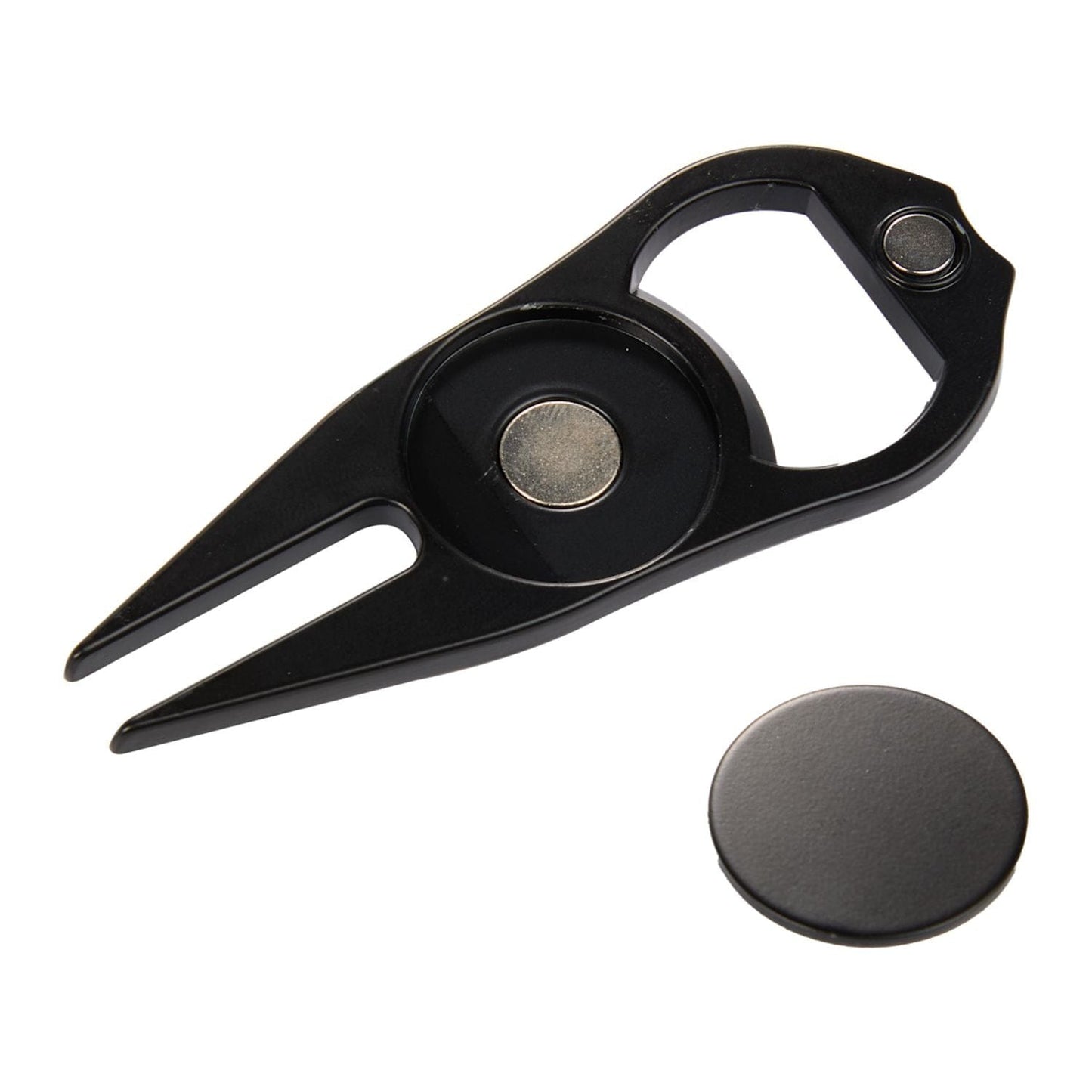 Threadfellows Curated Collection Golf Accessories One Size / Black Bottle Opener Divot Tool with Ball Marker