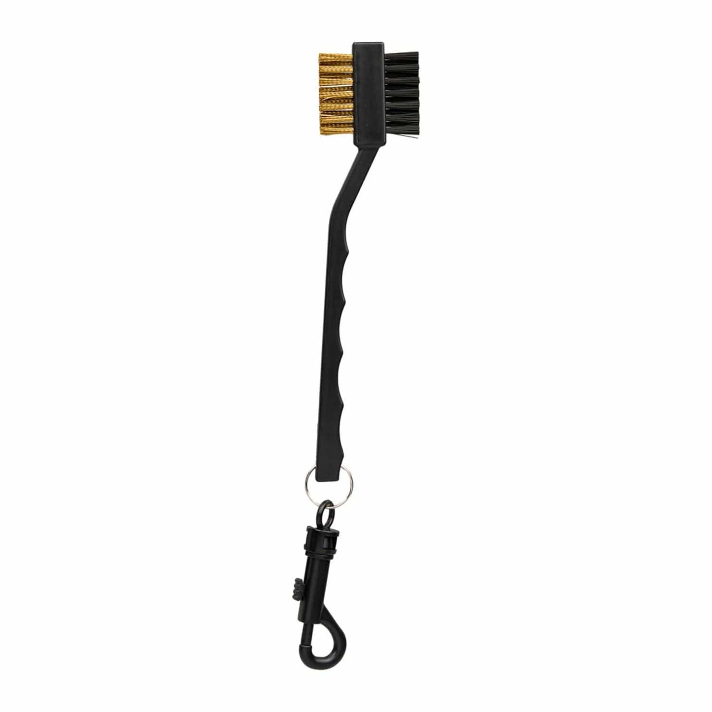Threadfellows Curated Collection Golf Accessories One Size / Black Recycled Golf Brush w/ Dual Bristles and Clip Attachment