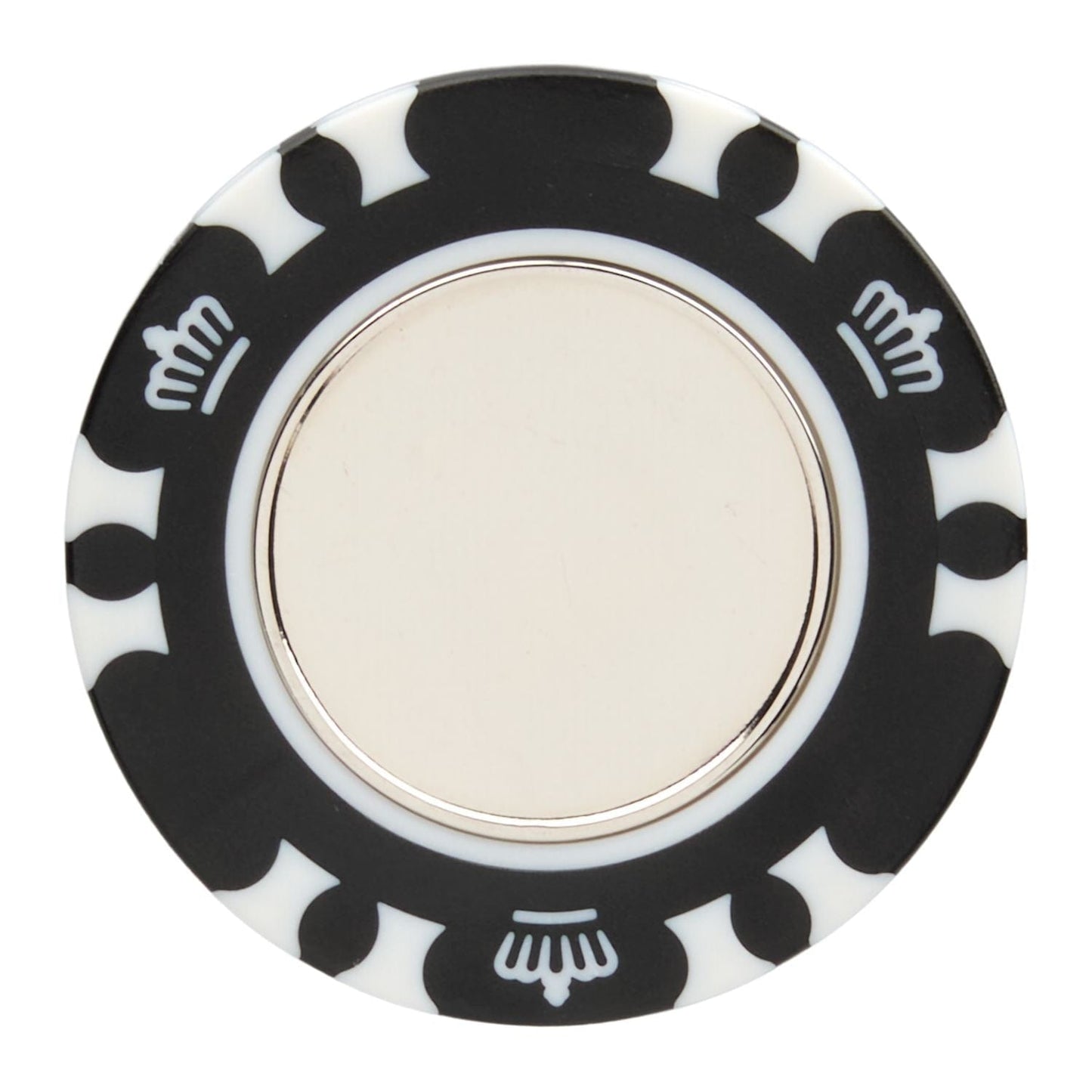 Threadfellows Curated Collection Golf Accessories One Size / Black Recycled Poker Chip w/ Metal Ball Marker