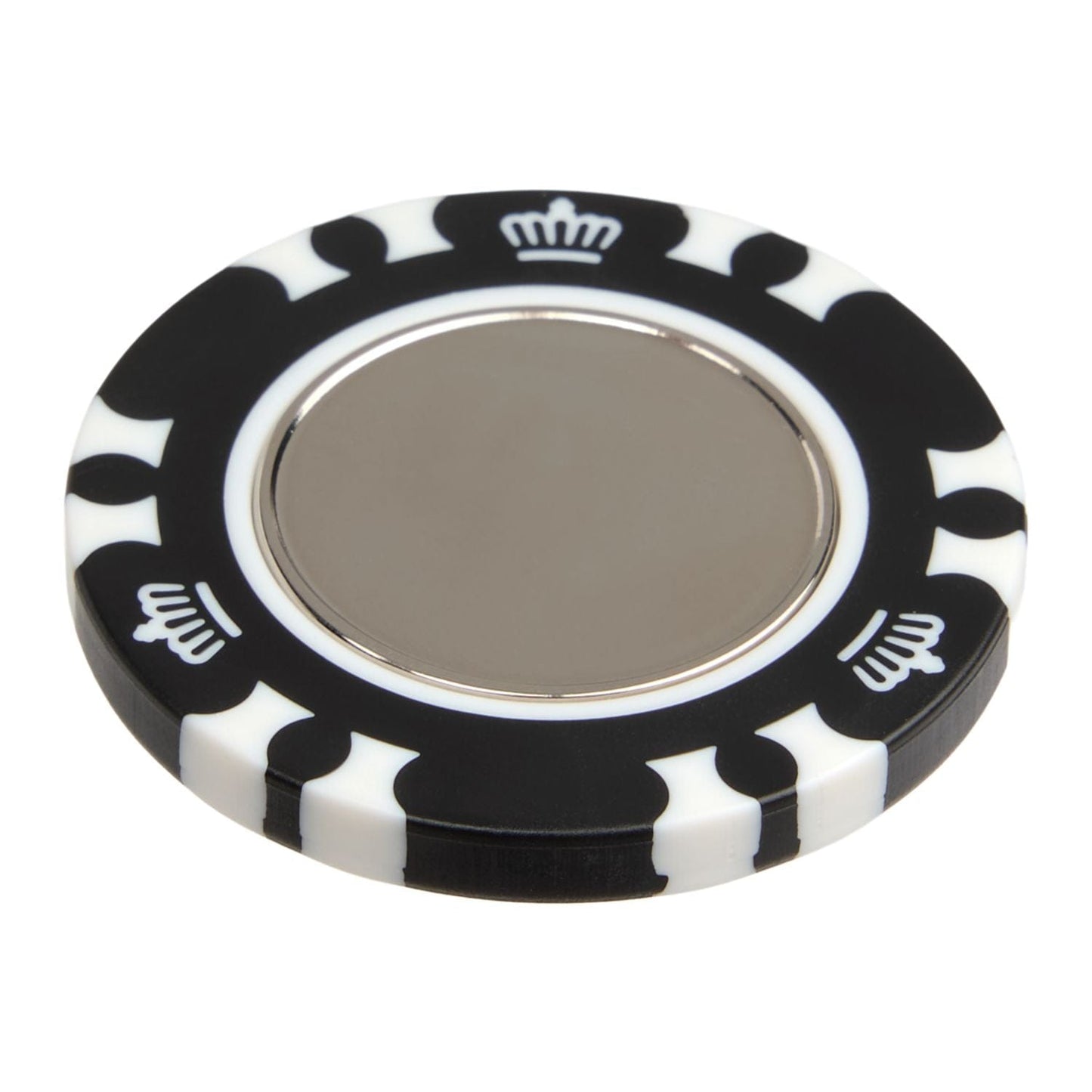 Threadfellows Curated Collection Golf Accessories One Size / Black Recycled Poker Chip w/ Metal Ball Marker