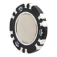 Threadfellows Curated Collection Golf Accessories One Size / Black Recycled Poker Chip w/ Metal Ball Marker