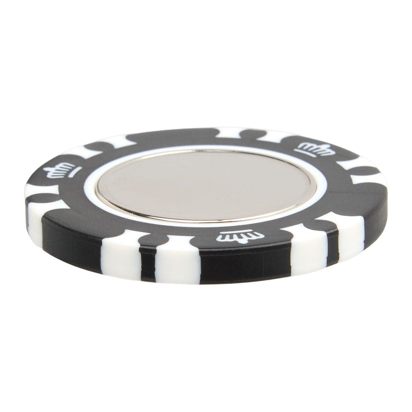 Threadfellows Curated Collection Golf Accessories One Size / Black Recycled Poker Chip w/ Metal Ball Marker