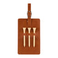 Threadfellows Curated Collection Golf Accessories One Size / Brown Golf Bag Tag and Tee Set