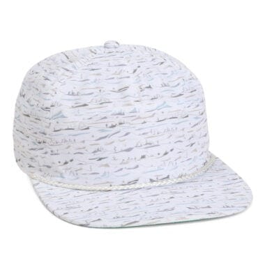 Threadfellows Curated Collection Headwear Adjustable / Blue Wave Imperial - The Aloha Rope Cap