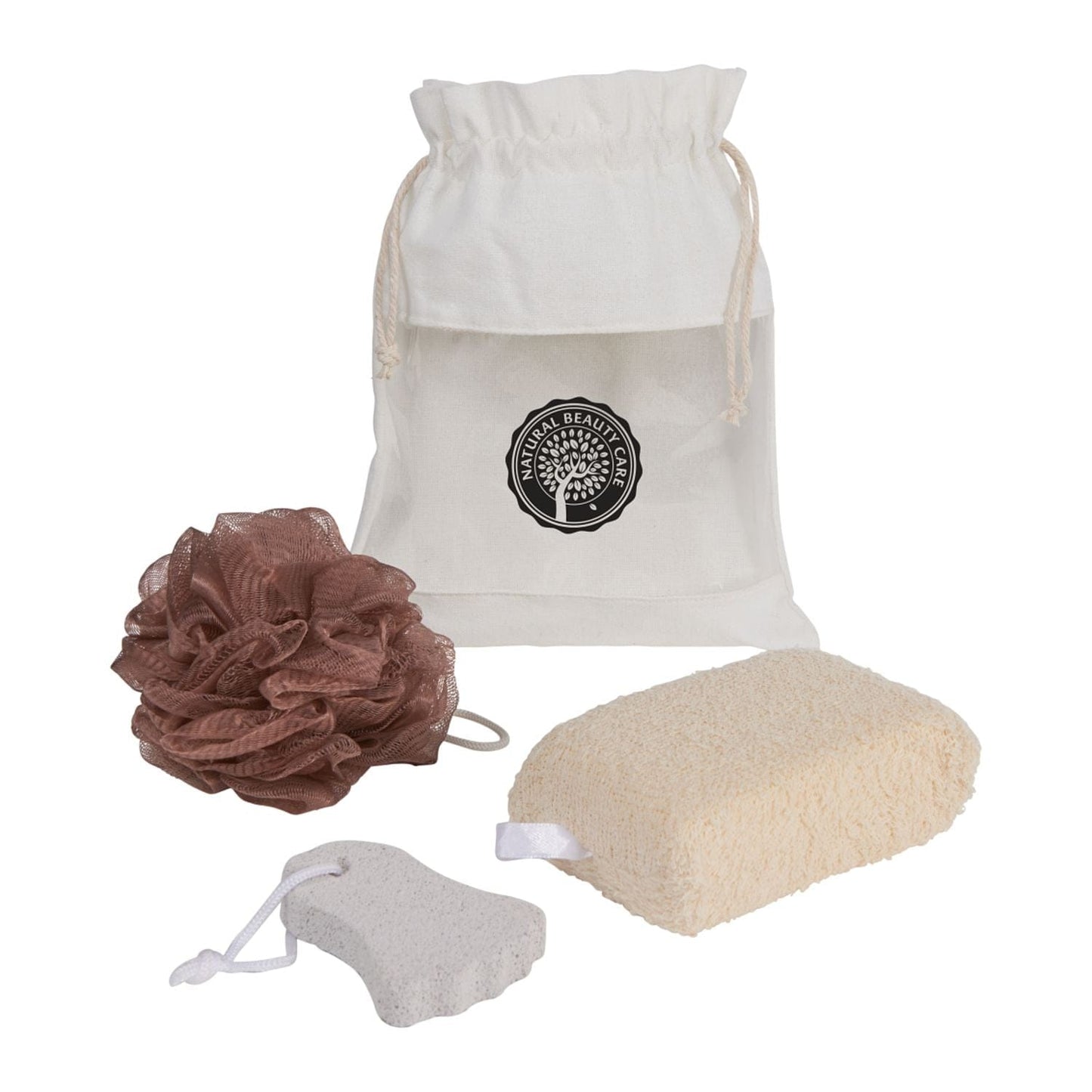 Threadfellows Curated Collection Health & Wellness One Size / Natural 3-Piece Jute Spa Set