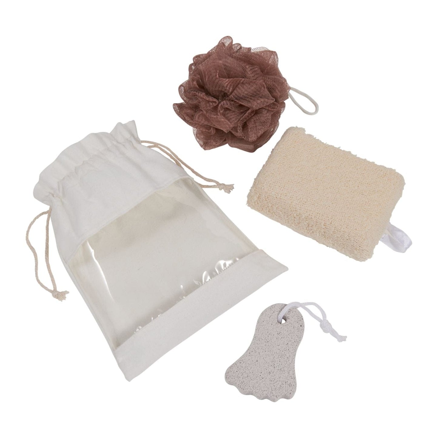 Threadfellows Curated Collection Health & Wellness One Size / Natural 3-Piece Jute Spa Set