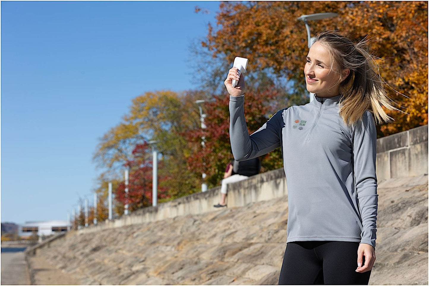 Threadfellows Curated Collection Health & Wellness One Size / White Pocket Chill Cooling Fan with 2,000 mAh Power Bank