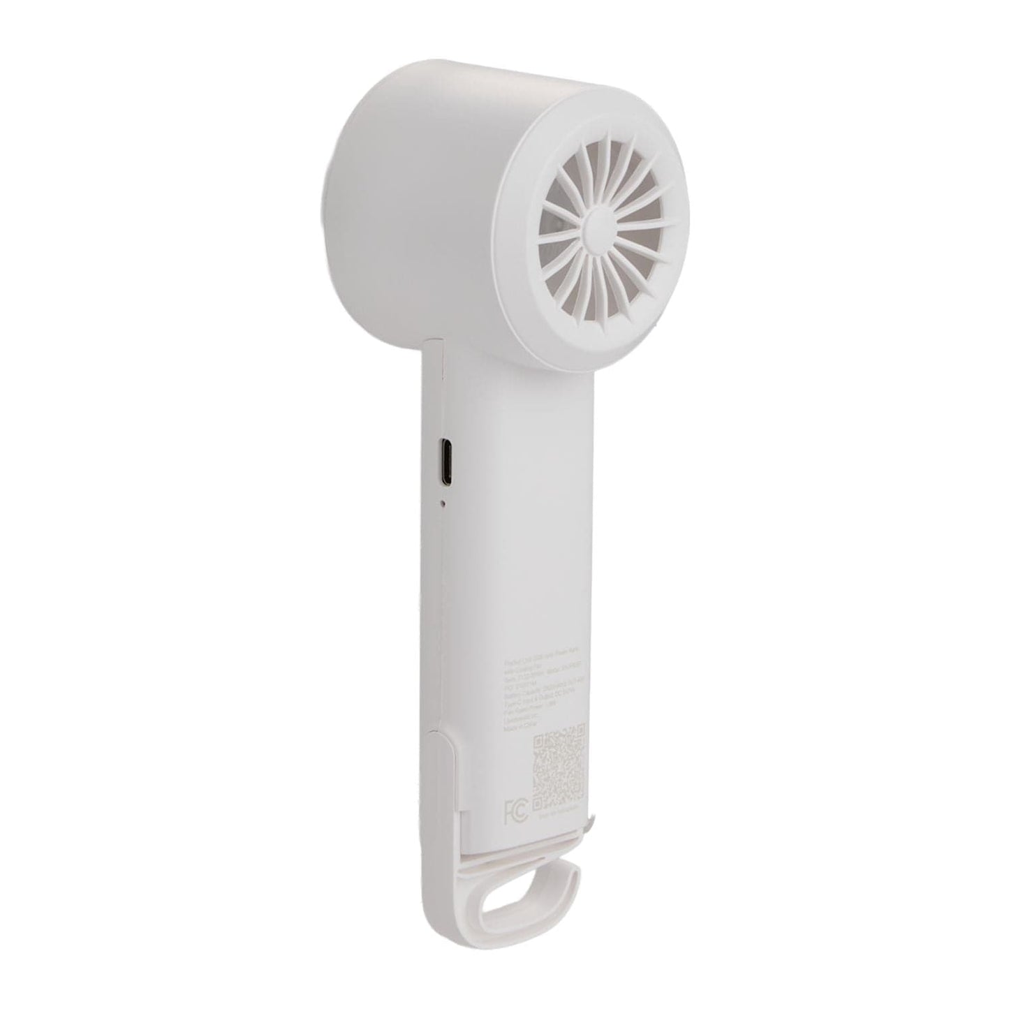 Threadfellows Curated Collection Health & Wellness One Size / White Pocket Chill Cooling Fan with 2,000 mAh Power Bank