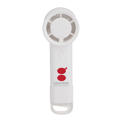 Threadfellows Curated Collection Health & Wellness One Size / White Pocket Chill Cooling Fan with 2,000 mAh Power Bank