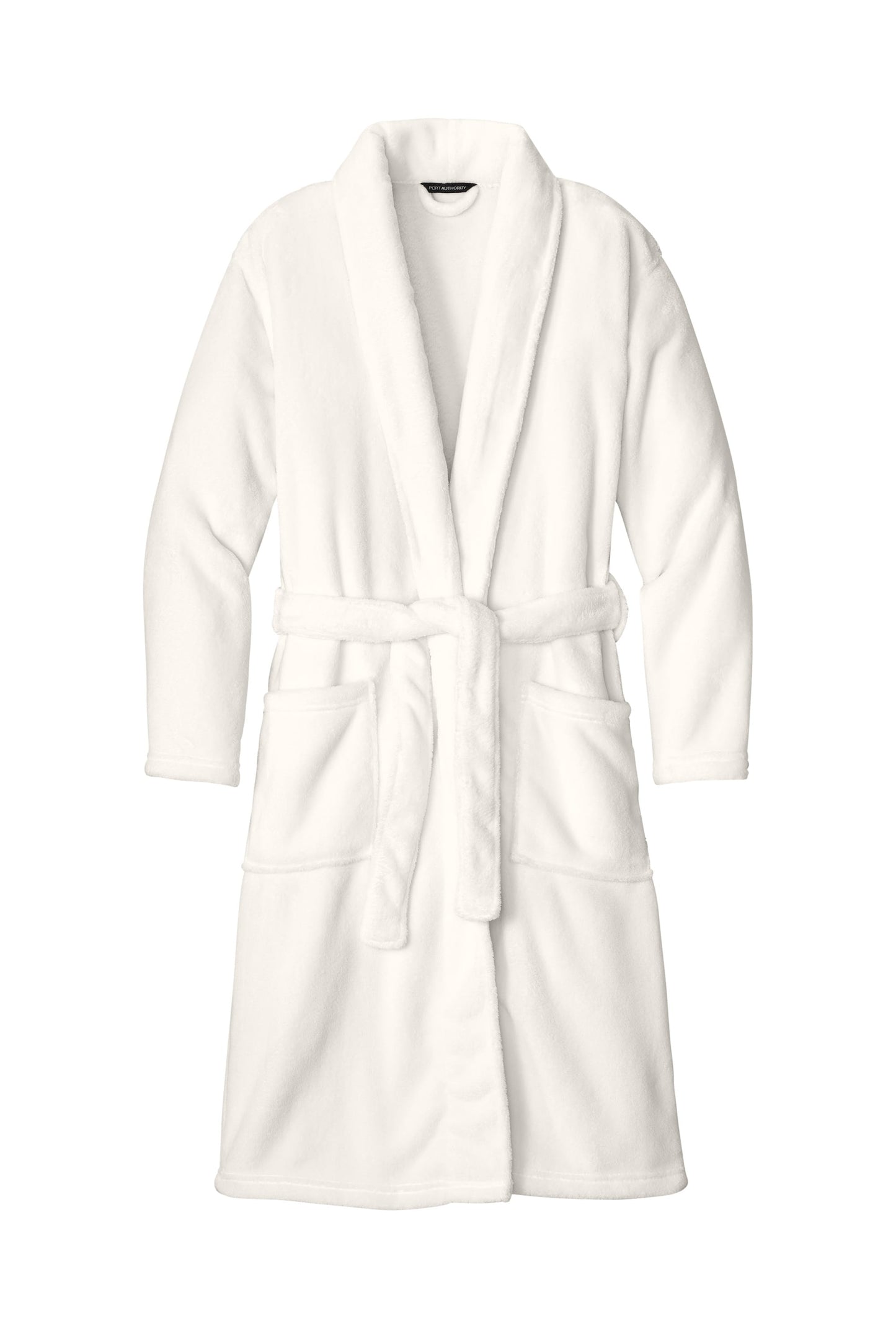 Threadfellows Curated Collection Health & Wellness S/M / Marshmallow Port Authority - Plush Microfleece Shawl Collar Robe